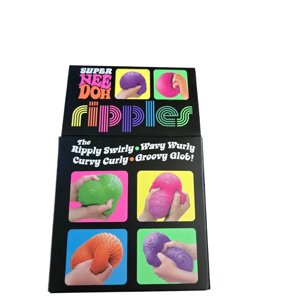Schylling Super NeeDoh Ripples Orange New Sensory Fidget Toy